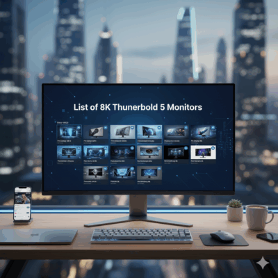 List of 8K Thunderbolt 5 Monitors