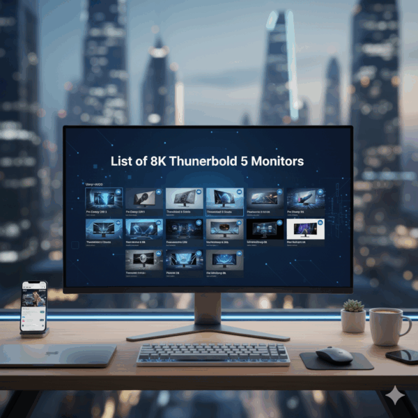 List of 8K Thunderbolt 5 Monitors