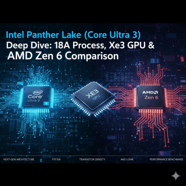 Intel Panther Lake (Core Ultra 3) Deep Dive 18A Process, Xe3 GPU & AMD Zen 6 Comparison