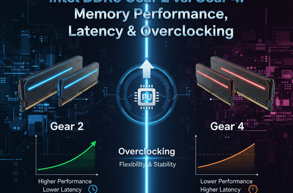 Intel DDR5 Gear 2 vs. Gear 4 Memory Performance, Latency & Overclocking