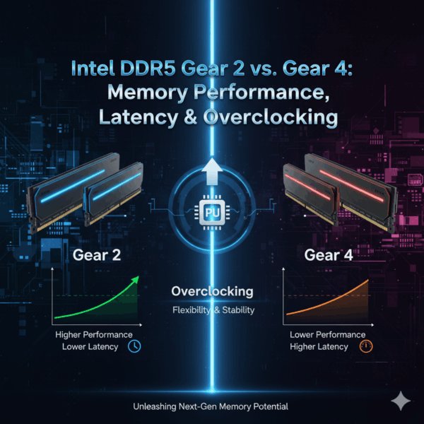 Intel DDR5 Gear 2 vs. Gear 4 Memory Performance, Latency & Overclocking