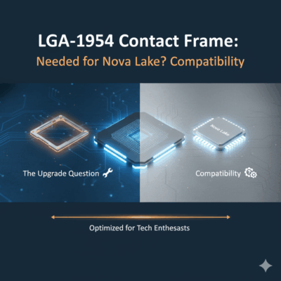 LGA-1954 Contact Frame Needed for Nova Lake Compatibility
