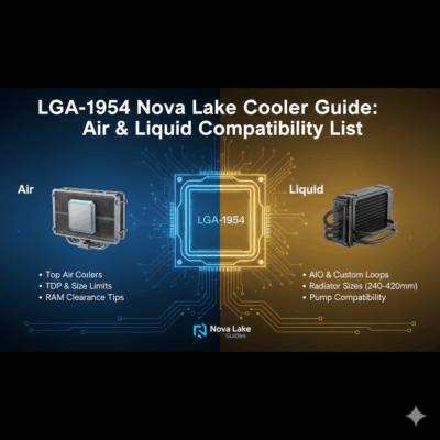 LGA-1954 Nova Lake Cooler Guide Air & Liquid Compatibility List