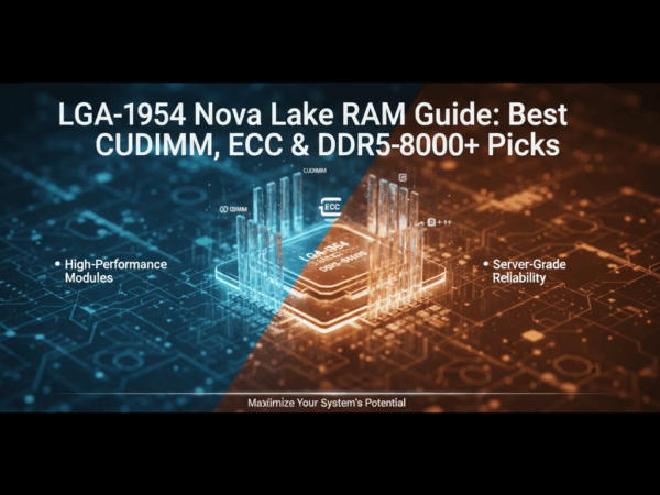 LGA-1954 Nova Lake RAM Guide Best CUDIMM, ECC & DDR5-8000+ Picks