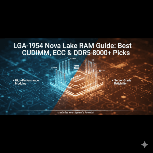 LGA-1954 Nova Lake RAM Guide Best CUDIMM, ECC & DDR5-8000+ Picks