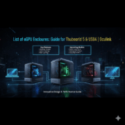 List of eGPU Enclosures Guide for Thunderbolt 5 & USB4 Oculink