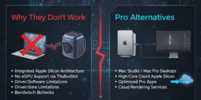 M5 MacBook Pro eGPU Guide Why They Don't Work & Pro Alternatives