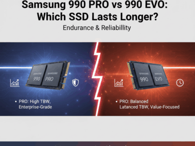 Samsung 990 PRO vs 990 EVO Which SSD Lasts Longer Endurance & Reliability