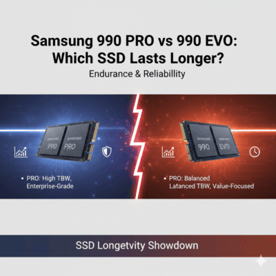Samsung 990 PRO vs 990 EVO Which SSD Lasts Longer Endurance & Reliability