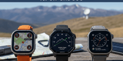 Satellite Smartwatches Watch Ultra 3 vs. Fenix 8 Pro vs. Pixel 4 for Off-Grid SOS