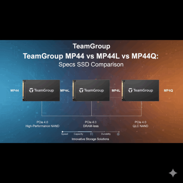 TeamGroup MP44 vs MP44L vs MP44Q Specs SSD Comparison