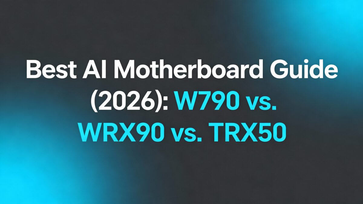 Best AI Motherboard Guide (2026) W790 vs. WRX90 vs. TRX50