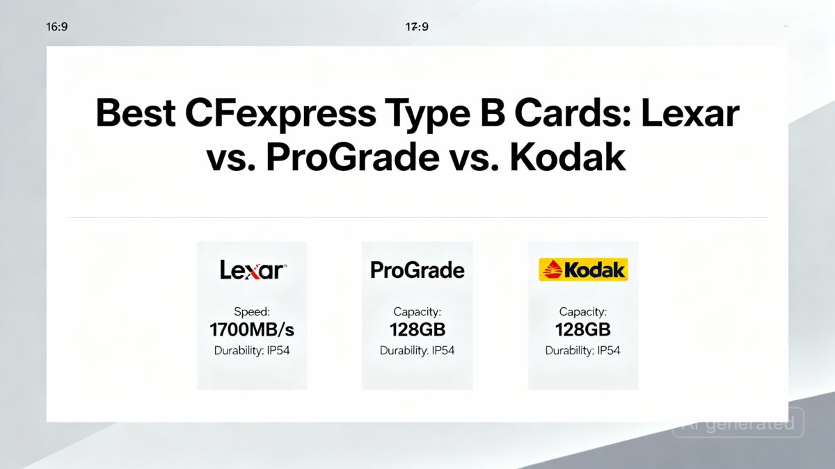 Best CFexpress Type B Cards (2025) Lexar vs. ProGrade vs. Kodak