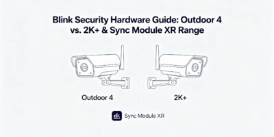 Blink Security Hardware Guide Outdoor 4 vs. 2K+ & Sync Module XR Range