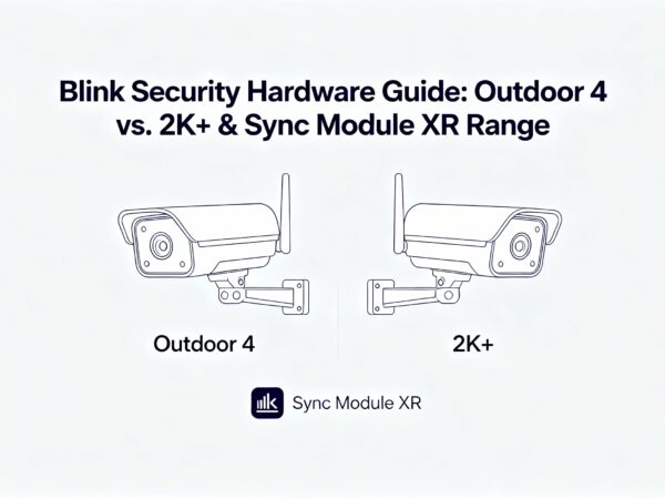 Blink Security Hardware Guide Outdoor 4 vs. 2K+ & Sync Module XR Range