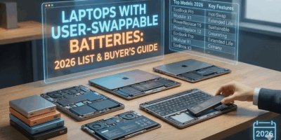 Laptops with User-Swappable Batteries 2026 List & Buyer's Guide