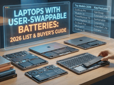 Laptops with User-Swappable Batteries 2026 List & Buyer's Guide