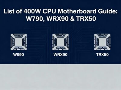 List of 400W CPU Motherboard Guide W790, WRX90 & TRX50