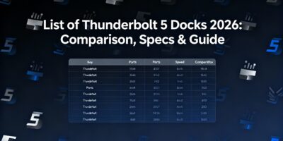 List of Thunderbolt 5 Docks 2026 Comparison, Specs & Guide