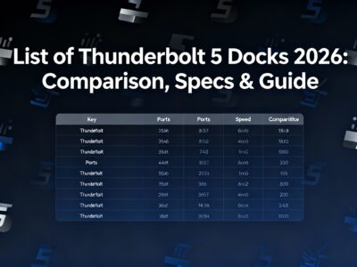 List of Thunderbolt 5 Docks 2026 Comparison, Specs & Guide