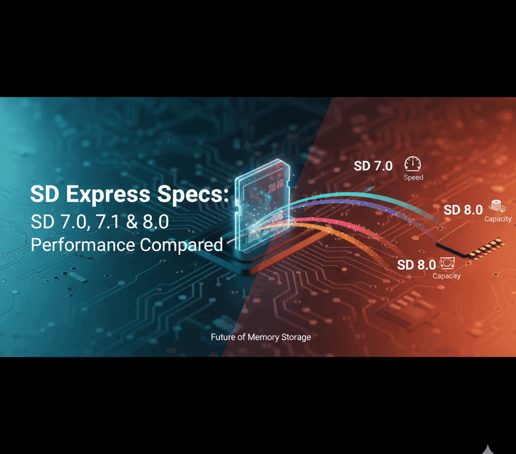 SD Express Specs SD 7.0, 7.1 & 8.0 Performance Compared