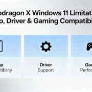 Snapdragon X Windows 11 Limitations App, Driver & Gaming Compatibility