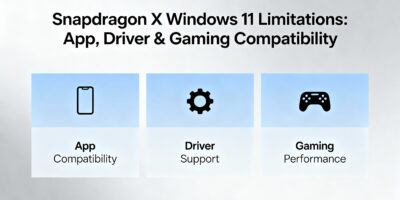 Snapdragon X Windows 11 Limitations App, Driver & Gaming Compatibility