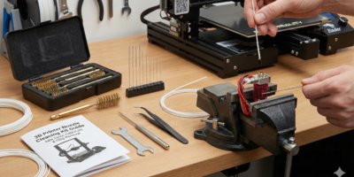 3D Printer Nozzle Cleaning Kit Guide Safe Tools, Cold Pulls & Clog Removal