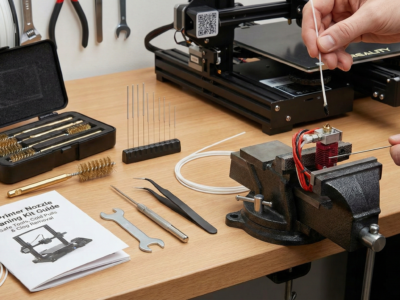 3D Printer Nozzle Cleaning Kit Guide Safe Tools, Cold Pulls & Clog Removal