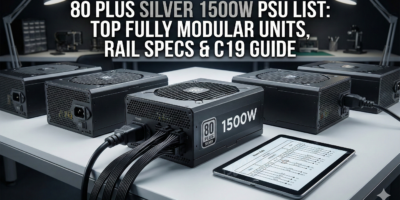 80 Plus Silver 1500W PSU List Top Fully Modular Units, Rail Specs & C19 Guide