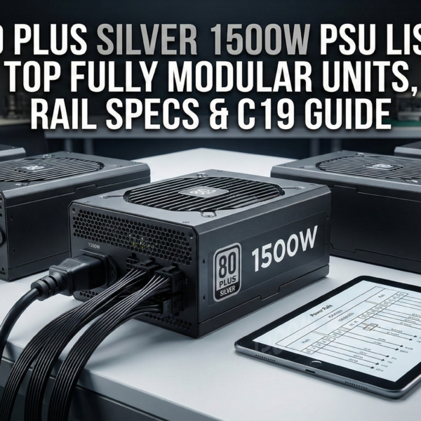 80 Plus Silver 1500W PSU List Top Fully Modular Units, Rail Specs & C19 Guide