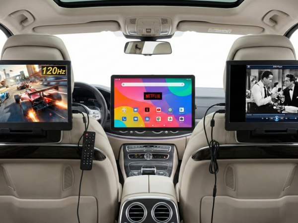 Best Portable Car Headrest Monitors 120Hz Gaming, Android & DVD