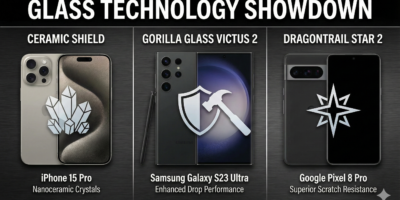 Ceramic Shield vs. Gorilla Glass Victus 2 vs. Dragontrail Star 2