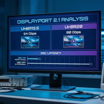 DisplayPort 2.1 Analysis: UHBR13.5 vs UHBR20, DSC Latency