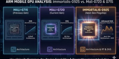 Immortalis-G925 vs. Mali-G720 & G715 Architecture, Ray Tracing & DVS Analysis