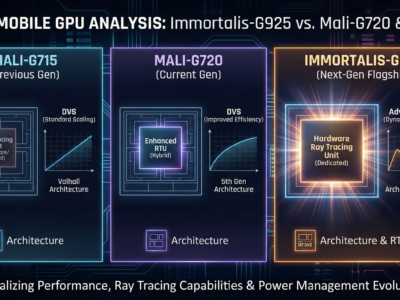 Immortalis-G925 vs. Mali-G720 & G715 Architecture, Ray Tracing & DVS Analysis