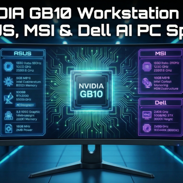 NVIDIA GB10 Workstation List ASUS, MSI & Dell AI PC Specs