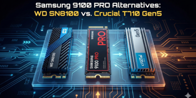 Samsung 9100 PRO Alternatives WD SN8100 vs. Crucial T710 Gen5
