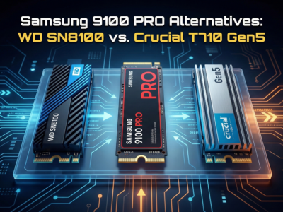 Samsung 9100 PRO Alternatives WD SN8100 vs. Crucial T710 Gen5