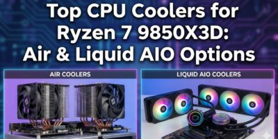 Top CPU Coolers for Ryzen 7 9850X3D Air & Liquid AIO Options