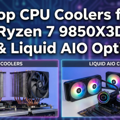 Top CPU Coolers for Ryzen 7 9850X3D Air & Liquid AIO Options