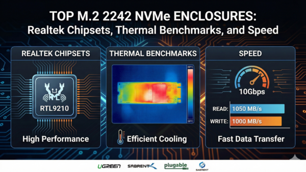 Top M.2 2242 NVMe Enclosures Realtek Chipsets, Thermal Benchmarks, and Speed