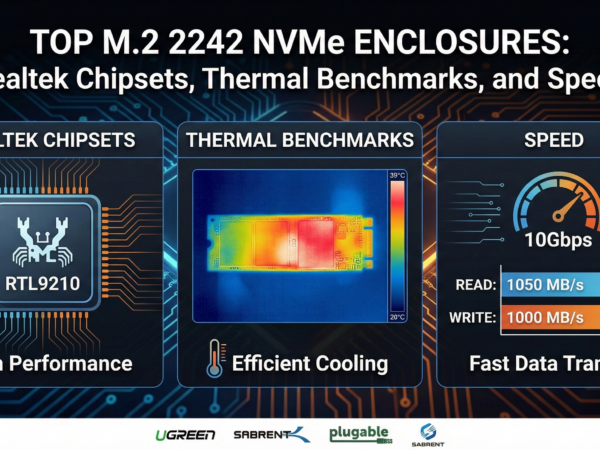 Top M.2 2242 NVMe Enclosures Realtek Chipsets, Thermal Benchmarks, and Speed
