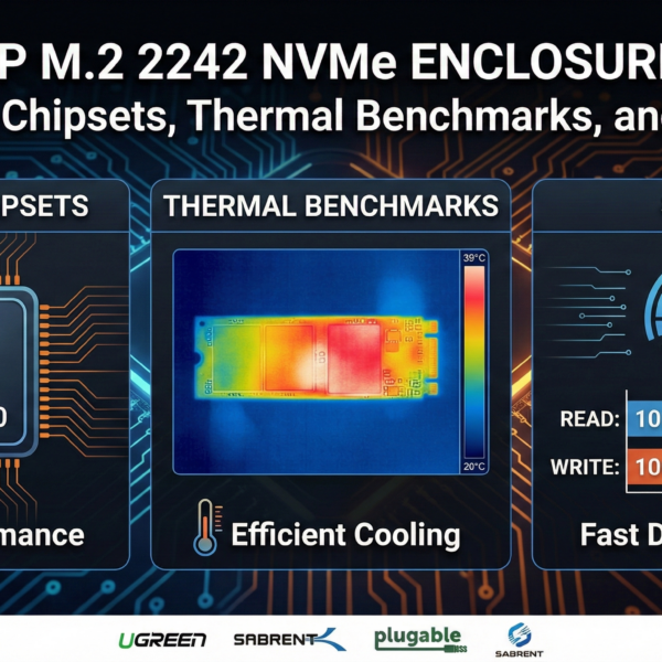 Top M.2 2242 NVMe Enclosures Realtek Chipsets, Thermal Benchmarks, and Speed