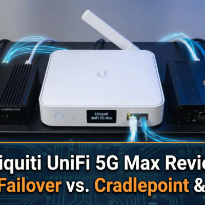 Ubiquiti UniFi 5G Max Review 2.5GbE Failover vs. Cradlepoint & Peplink