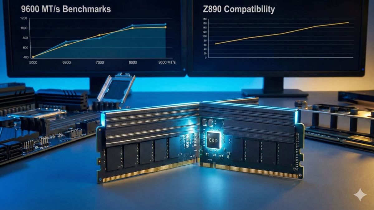 CUDIMM DDR5 Deep Dive 9600 MTs Benchmarks, CKD Differences, and Z890 Compatibility