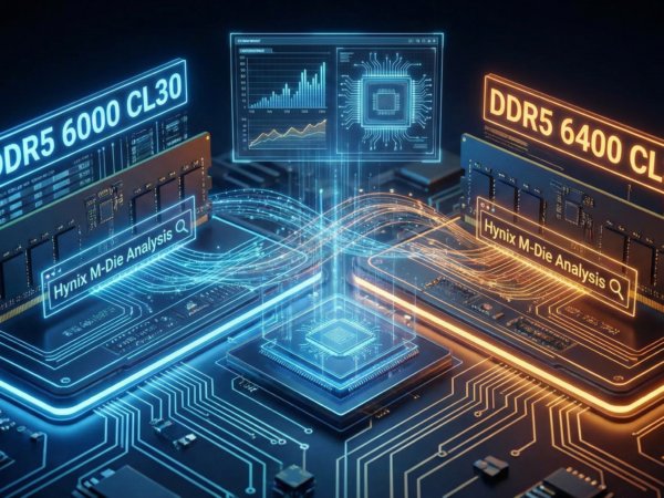DDR5 24GB 1Rx8 Guide: 6000 CL30 vs 6400 CL32 Performance & Hynix M-Die Analysis
