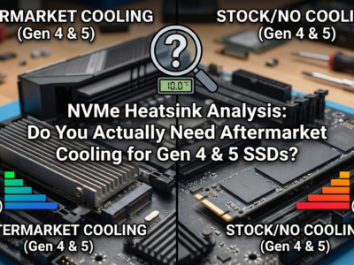NVMe Heatsink Analysis Do You Actually Need Aftermarket Cooling for Gen 4 & 5 SSDs