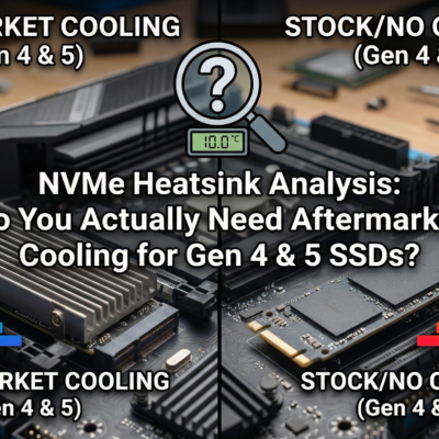 NVMe Heatsink Analysis Do You Actually Need Aftermarket Cooling for Gen 4 & 5 SSDs