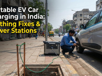 Portable EV Car Charging in India Earthing Fixes & Power Stations